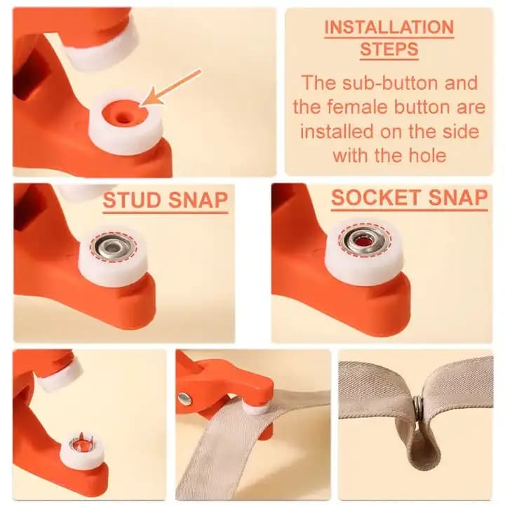 Tich button clipper with set of 25 FREE Buttons