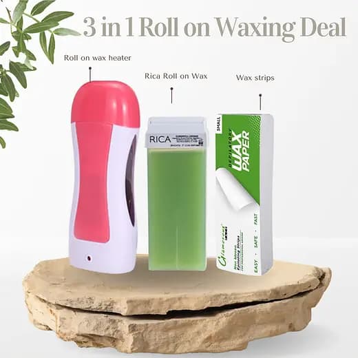 3 in 1 Roll On Wax Deal (Rica Wax)