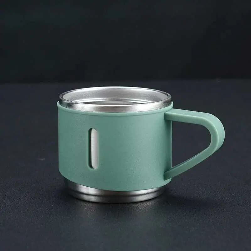 3 Cup Double-Layer Stainless Steel Vacuum Flask Set