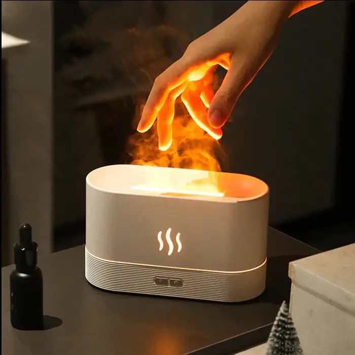 RGB Flame Humidifier and Aroma Diffuser