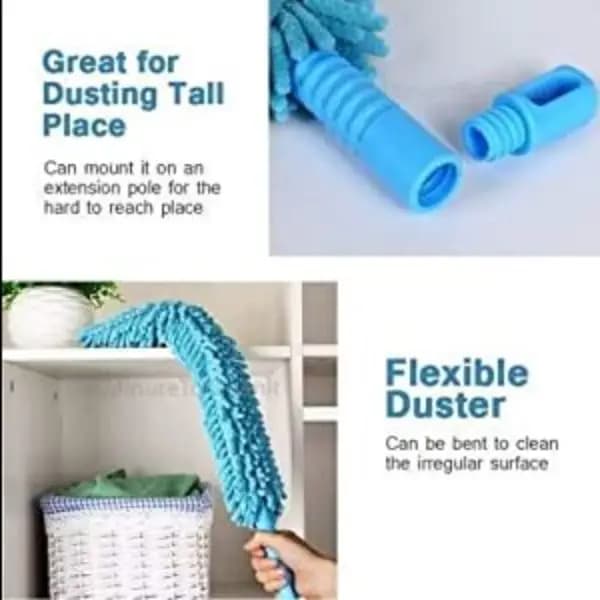 Foldable Multipurpose Microfiber Ceiling Fan Duster