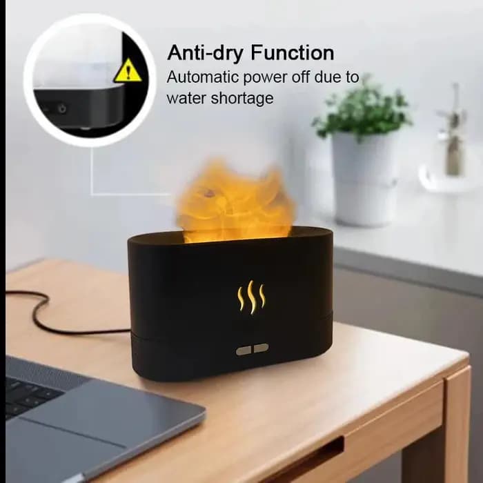 RGB Flame Humidifier and Aroma Diffuser