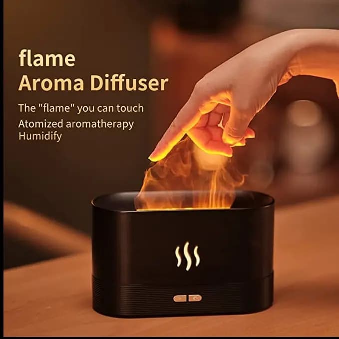 RGB Flame Humidifier and Aroma Diffuser