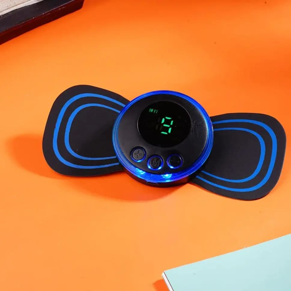 Rechargeable EMS Mini Body Massager Portable and Rechargeable Microcurrent Mini Pain Relief Neck Massager