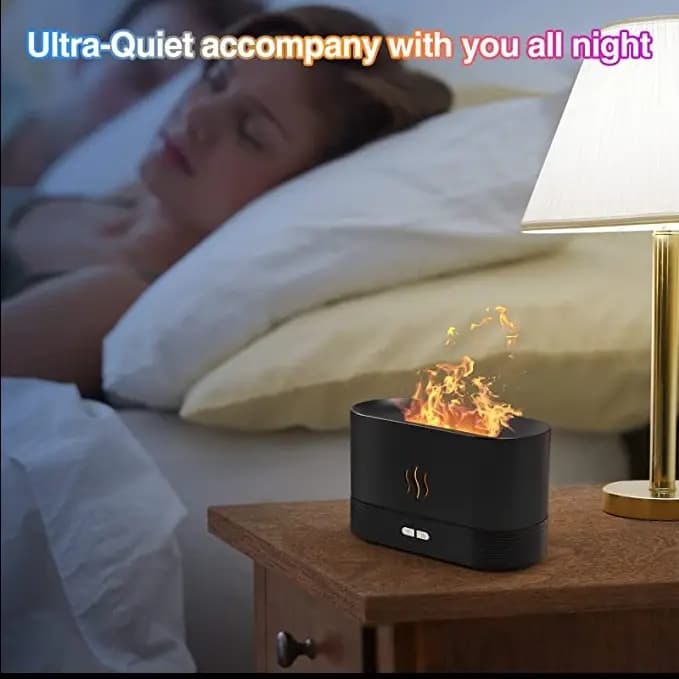 RGB Flame Humidifier and Aroma Diffuser