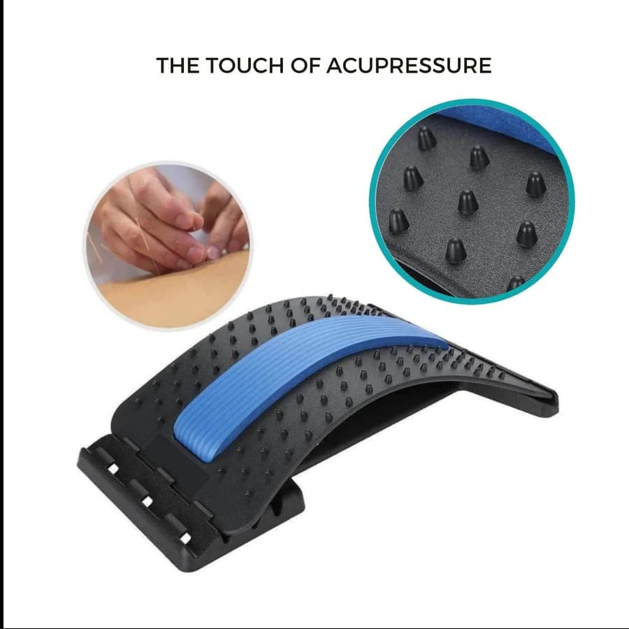 Magic Back Stretcher Lumbar Support Device For Upper And Lower Back Pain Relief