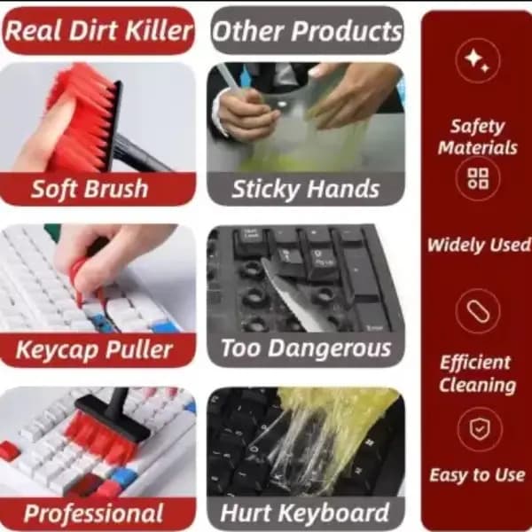5 In 1 Keyboard Cleaning Soft Brush