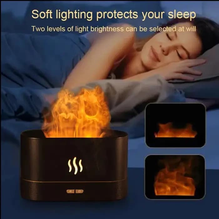 RGB Flame Humidifier and Aroma Diffuser