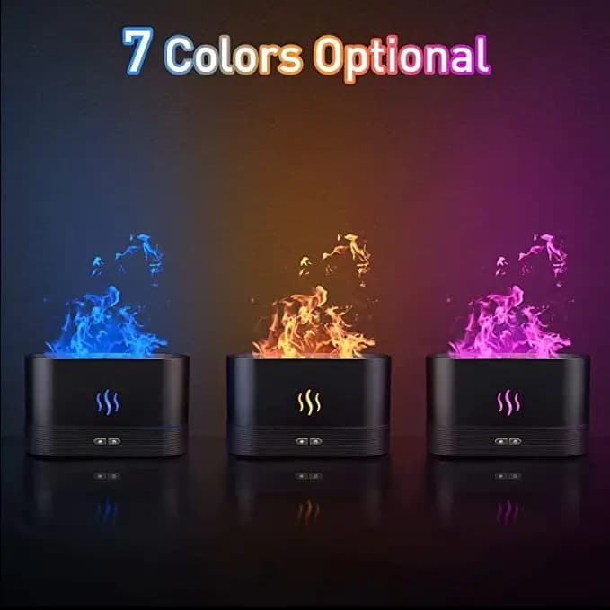 RGB Flame Humidifier and Aroma Diffuser