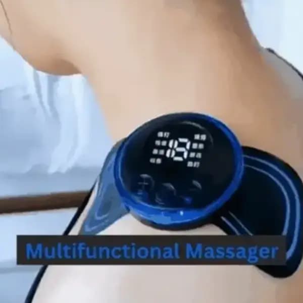 Rechargeable EMS Mini Body Massager Portable and Rechargeable Microcurrent Mini Pain Relief Neck Massager